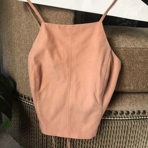 Fifth&Mode suede top